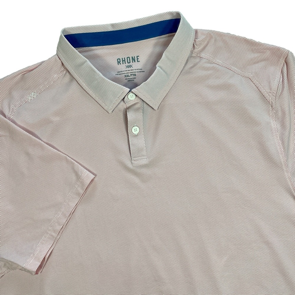 Rhone Commuter Micro Dot Performance Stretch Short Sleeve Polo Shirt  XXL*